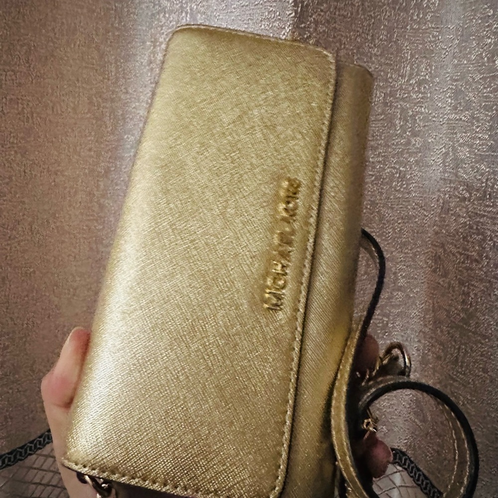 Gold Michael kors Crossbody Bag